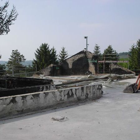 Ausgebrannte Villa